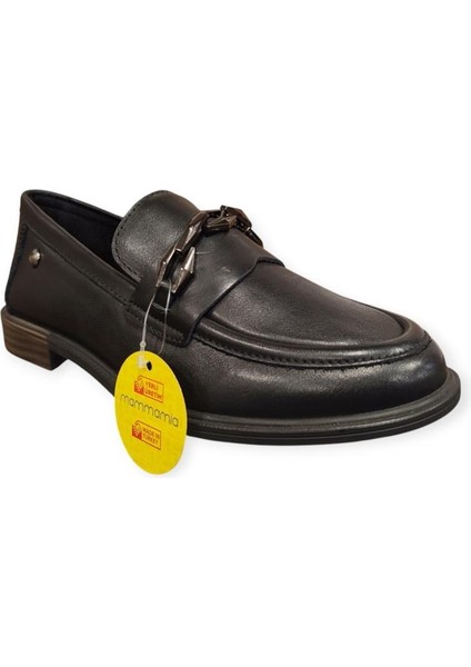 Mammamia D25KA-3800 Kısa Topuk Kadın Loafer Deri Ayakkabı fiyatları