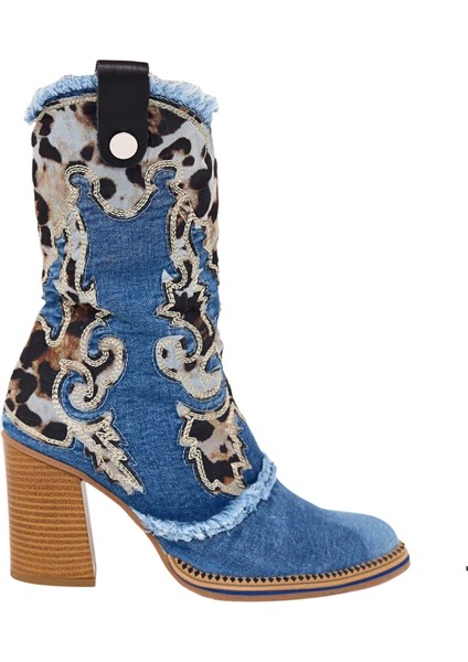 Kovboy Kot Çizmeleri, Kadın Kot Ayakkabılar, Western Botlar, Platrfom Kot Botlar / Doğum Günü Hediyesi fırsatları