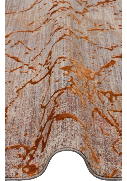 Versay 01 Copper Özel Boyama Teknikleri ile Üretilen Viskon Modern ve Şık Salon Halısı modelleri