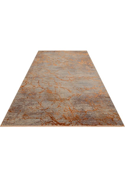 Versay 01 Copper Özel Boyama Teknikleri ile Üretilen Viskon Modern ve Şık Salon Halısı