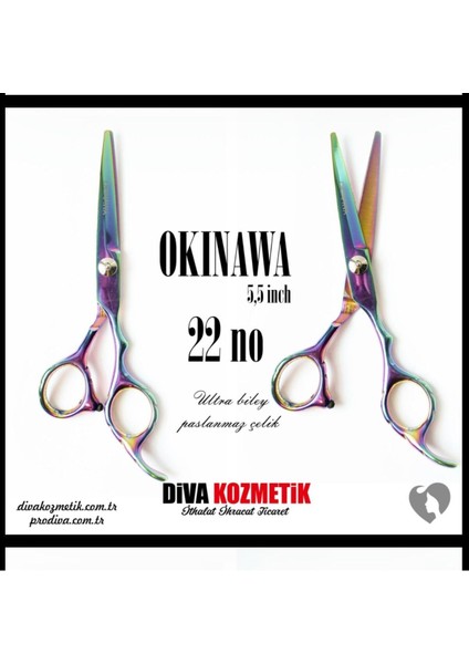 22 No Saç Kesme Makası 5.5 Inç