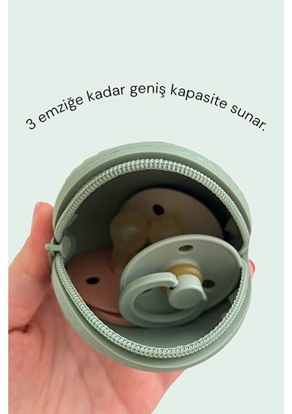 Moısy Silikon Emzik Saklama Kutusu - Yeşil fiyatları