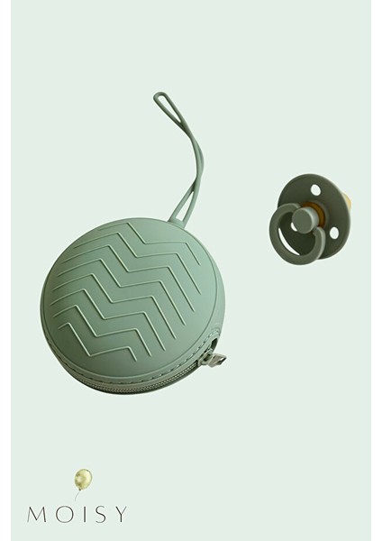 Moısy Silikon Emzik Saklama Kutusu - Yeşil fırsatları