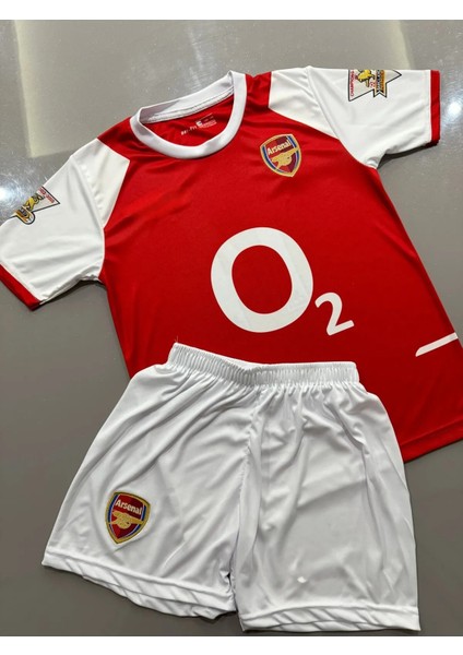 Arsenal 2005 Sezon Retro T. Henry 14 Numara Futbol Çocuk Forması 3'lü Set Çorap Hediyeli fiyatları