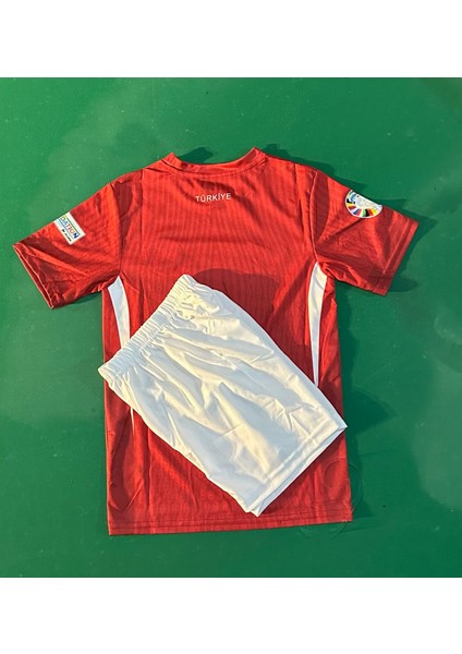 Türkiye Milli Takım Isimsiz 2025 Sezon Futbol Çocuk Forması 2'li Set Forma+ Short