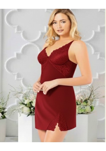 Bayan Penye 6'lı Kısa Gecelik & Sabahlık Takım modelleri