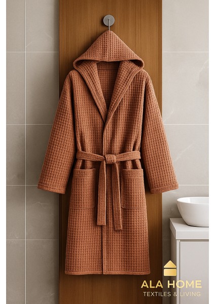 Waffle Desen Pike Unisex Bornoz | %100 Pamuklu Pike Bornoz fiyatları