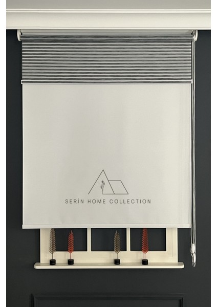 Siyah Bambu Jaluzi Görünümlü Tül ve Stor Perde (Dayanıklı Alüminyum Kasa) indirimleri