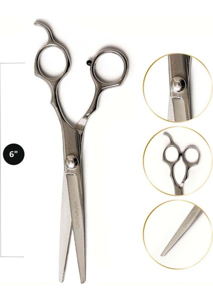 Kuaförler Için Saç Kesme Makası 6" No 3