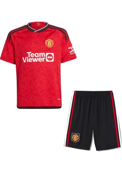 M.united Bruno Fernandes 2023/24 Sezon Futbol Çocuk Forması 2'li Set Forma + Short
