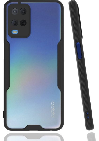 MYT09 Oppo A54 4g Kılıf Platin Silikon - Siyah