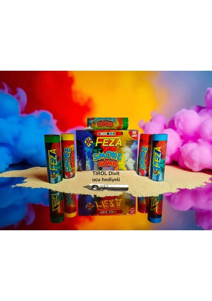 5 Adet Renkli Sssis1 Efekti