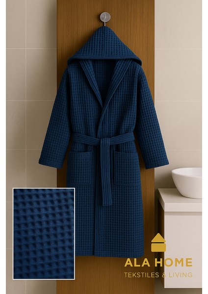 Waffle Desen Pike Unisex Bornoz | %100 Pamuklu Pike Bornoz fiyatları