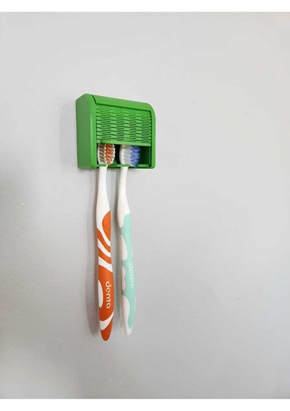 Duvara Yapıştırmalı Diş Fırçalık Açılıp Kapanmalı Toz Korumalı Diş Fırçası Kutusu fırsatları