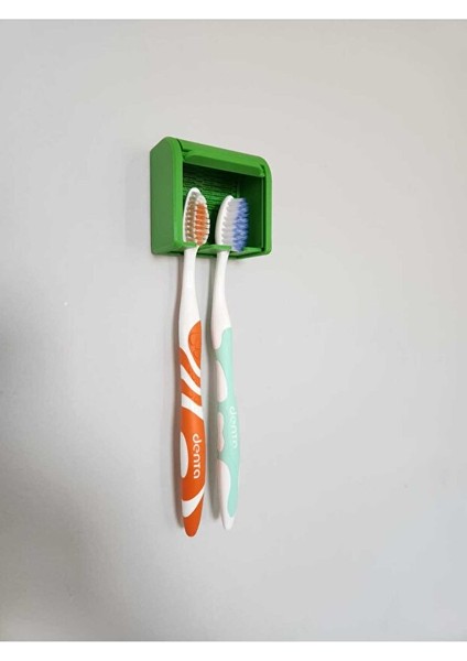 Duvara Yapıştırmalı Diş Fırçalık Açılıp Kapanmalı Toz Korumalı Diş Fırçası Kutusu indirimleri