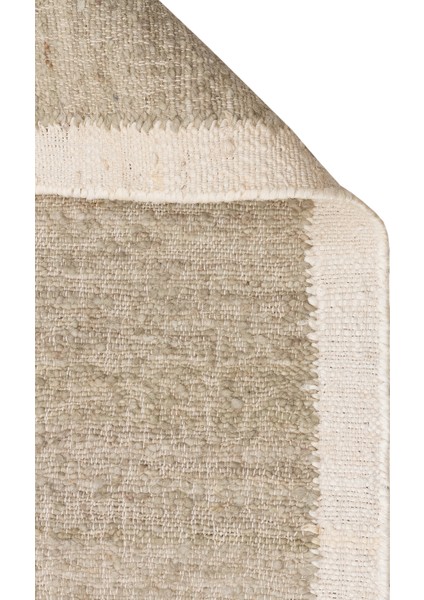 Soul Mint Cream, Yün ve Jüt ile Üretilen Kendinden Bordürlü Modern %100 Doğal Salon Halısı fiyatları