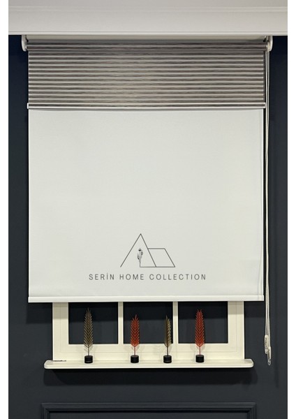 Kahverengi Bambu Jaluzi Görünümlü Tül ve Stor Perde (Dayanıklı Alüminyum Kasa) fırsatları