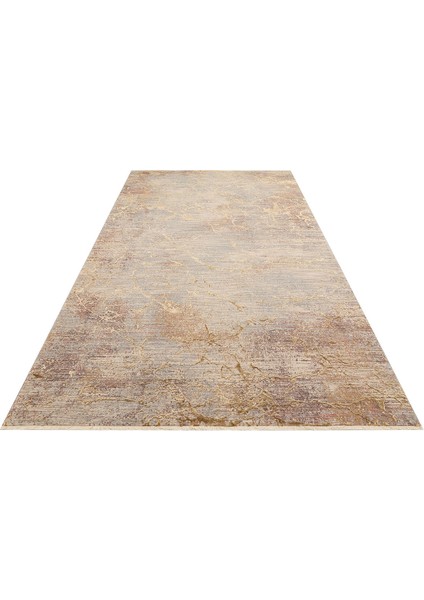 Versay 01 Camel Özel Boyama Teknikleri ile Üretilen Viskon Modern ve Şık Salon Halısı