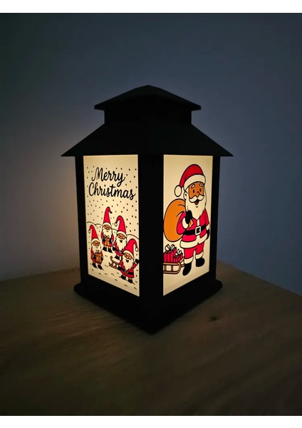 Yılbaşı Feneri | Noel Dekoratif Fener | Masa ve Vitrin Süsü fiyatları