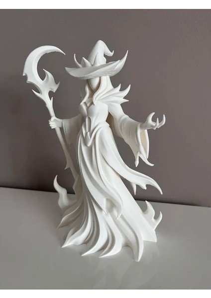 Cadı Figürü – Halloween Witch | Cadılar Bayramı Dekoru | Masa ve Raf Süsü