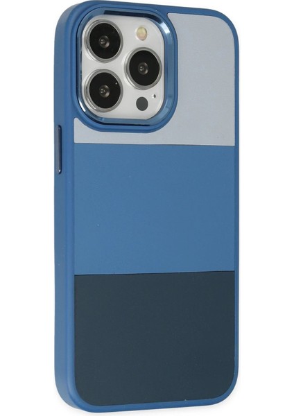 MYT09 iPhone 14 Pro Max Kılıf King Kapak - Açık Mavi-Lacivert fiyatları