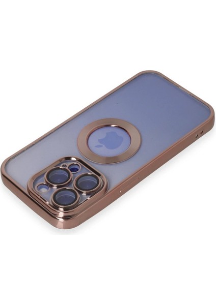 MYT09 iPhone 15 Pro Max Kılıf Slot Silikon - Rose Gold modelleri