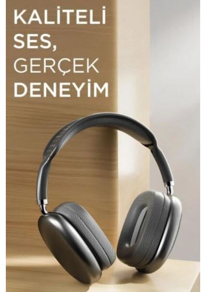 Pro Max Siyah Kablosuz 5.0 Mikrofonlu Sd Kart Girişli Aux Kablolu Bluetooth Kulaklık fiyatları