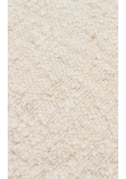 Soul Cream Natural, Yün ve Jüt ile Üretilen Kendinden Bordürlü Modern %100 Doğal Salon Halısı fırsatları