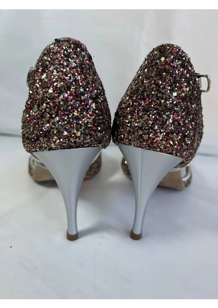 Tango, Salsa,bacata, Swıng Cazz Kadın Dans Ayakkabısı Kapalı Topuk 8,5 cm (13 Pont) modelleri