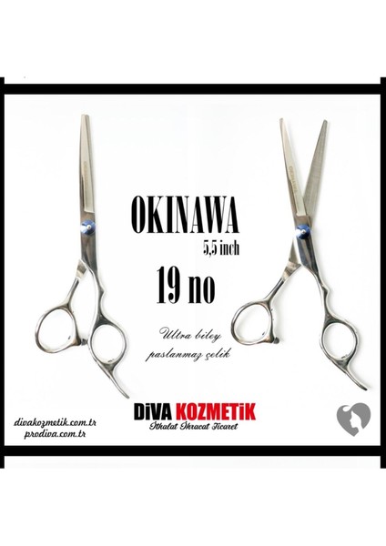 No 19 Profesyonel Saç Kesme Makası