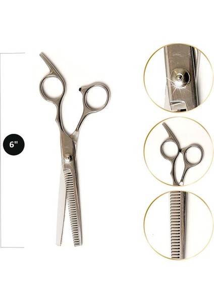 Kuaförler Için Saç Efile (Ara) Makası 6" No 14