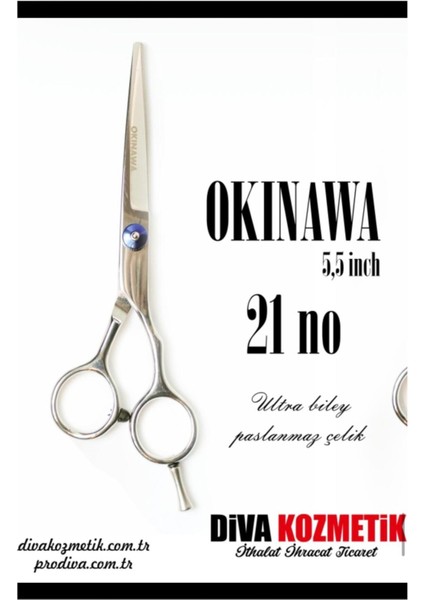 21 Numara Saç Kesme Makası