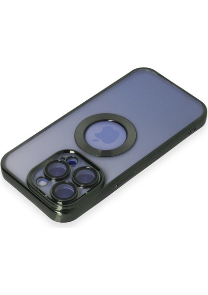 MYT09 iPhone 15 Pro Max Kılıf Slot Silikon - Köknar Yeşili modelleri