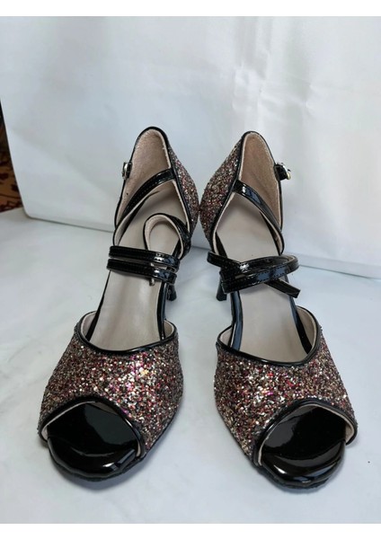 Tango, Salsa,bacata, Swıng Cazz Kadın Dans Ayakkabısı Kapalı Topuk 8,5 cm (13 Pont) fiyatları