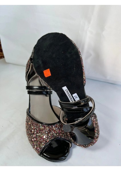 Tango, Salsa,bacata, Swıng Cazz Kadın Dans Ayakkabısı Kapalı Topuk 8,5 cm (13 Pont) fırsatları