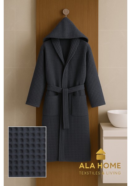 Waffle Desen Pike Unisex Bornoz | %100 Pamuklu Pike Bornoz fiyatları