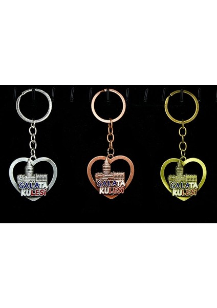 Metal Galata Kulesi Anahtarlık ALK2209