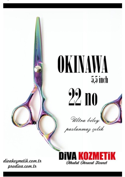 22 No Saç Kesme Makası 5.5 Inç fiyatları
