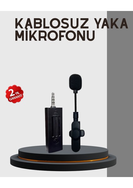 Nrtmsa Kablosuz Profesyonel Mikrofon – 360° Ses Yakalama, 60 M Menzil, Gürültü Engelleyici