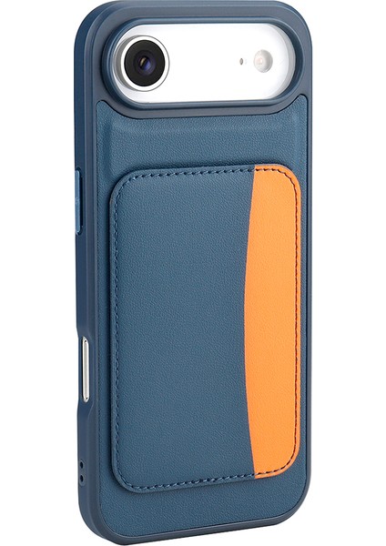 iPhone 17 Air Kılıf Kartlıklı Vrdr X-Kart Silikon Kapak - Turuncu fiyatları