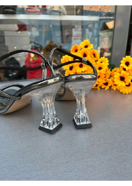 Antrasit Terlik Düz Bantlı Yeni Sezon Trend Modeller modelleri