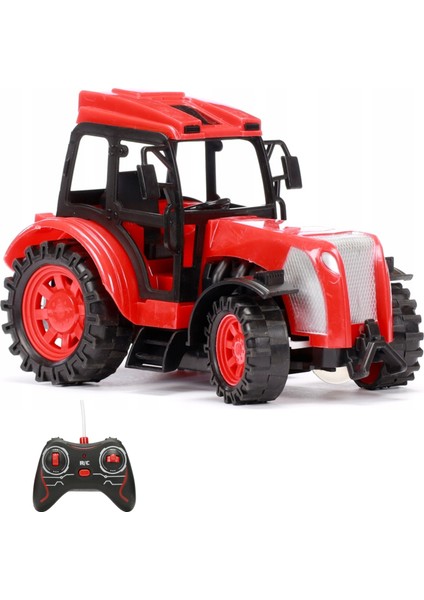 Oyuncak Uzaktan Kumandalı Traktör Full Fonksiyon Hareketli Iş Makinesi Rc Traktör Arka Yük Takılır Gerçekçi Görünüm Sert Plastik 3 Renk Seçeneğiyle