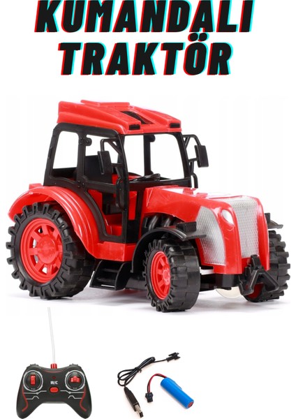 Oyuncak Uzaktan Kumandalı Traktör Full Fonksiyon Hareketli Iş Makinesi Rc Traktör Arka Yük Takılır Gerçekçi Görünüm Sert Plastik 3 Renk Seçeneğiyle fiyatları