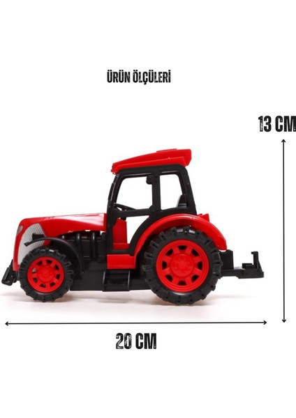 Oyuncak Uzaktan Kumandalı Traktör Full Fonksiyon Hareketli Iş Makinesi Rc Traktör Arka Yük Takılır Gerçekçi Görünüm Sert Plastik 3 Renk Seçeneğiyle indirimleri