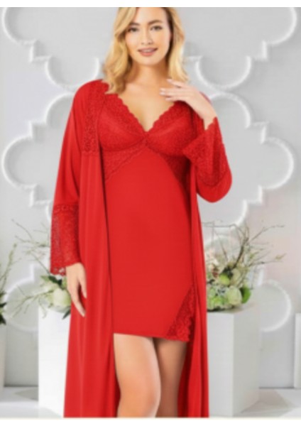 Bayan Penye 6'lı Kısa Gecelik & Sabahlık Takım fiyatları