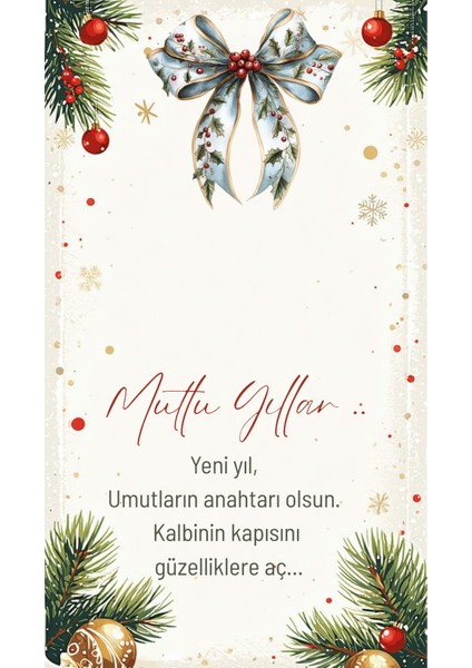 Yılbaşı Hediyesi Kart ve Anahtarlık