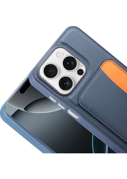 Redmi 15C Kılıf Kartlıklı Vrdr X-Kart Silikon Kapak - Koyu Gri