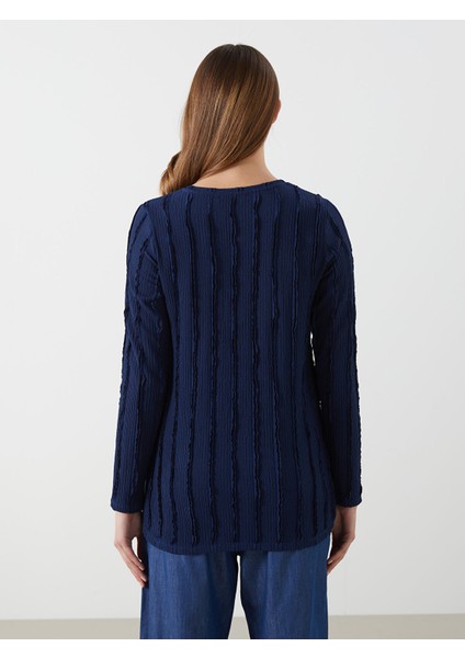 Yeni Sezon Bisiklet Yaka Dokulu Kadın Tunik fırsatları