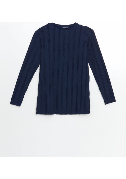 Yeni Sezon Bisiklet Yaka Dokulu Kadın Tunik indirimleri