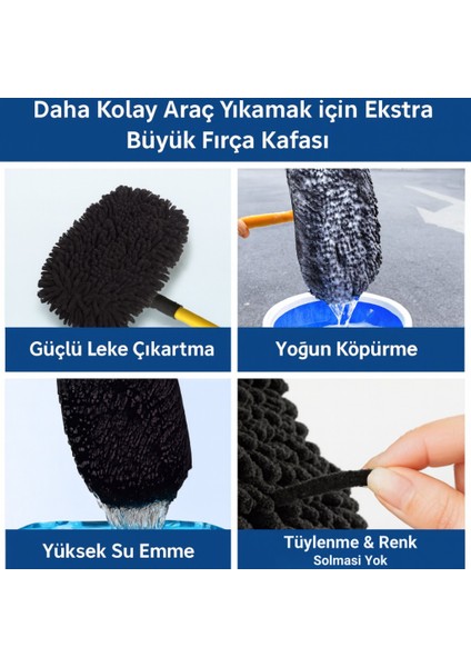 ve LS-426 Uyumlu Yedek Araç Yıkama Mopu, Oto Temizleme Fırçası Yedek Mop, Çizmez, Süper Emici, Kolay Tak-Çıkar fırsatları